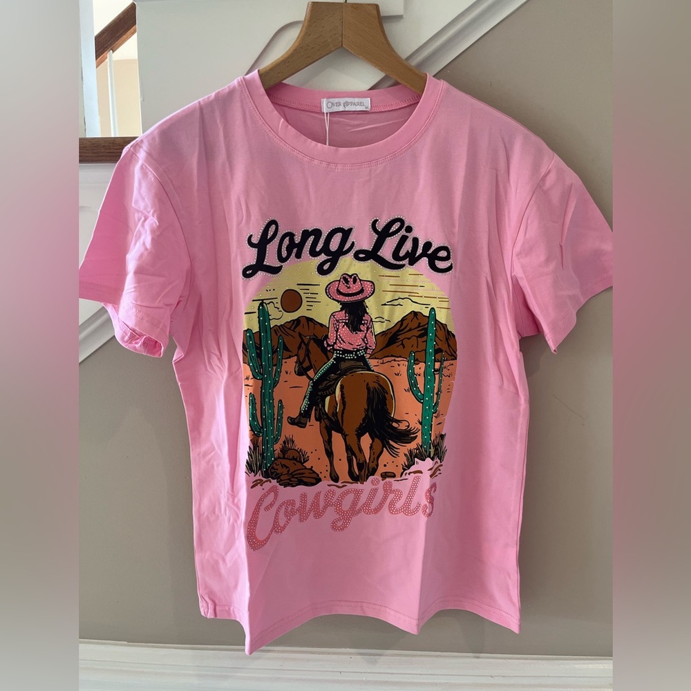 Long Live Cowgirls Pink T-Shirt
